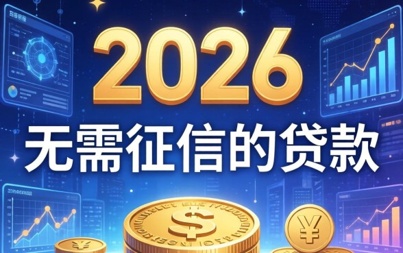 2026年无需征信的贷款是真的吗