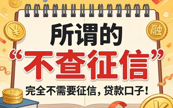 2026年有哪些不看征信的正规网贷