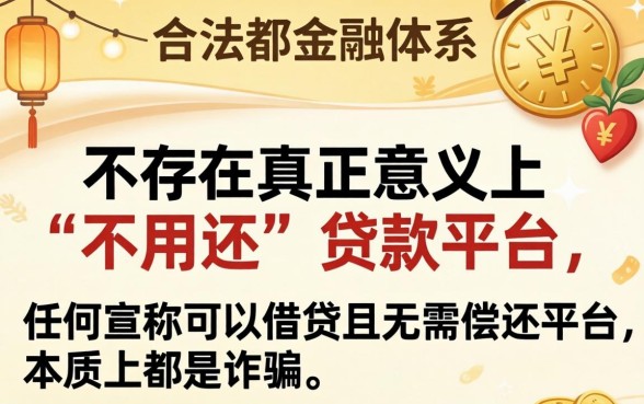 网上哪些贷款平台不用还的