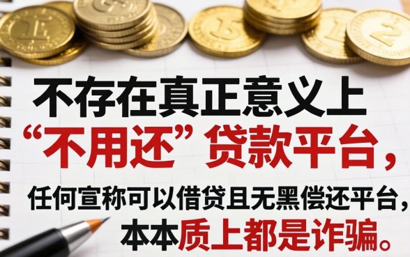 网上哪些贷款平台不用还的