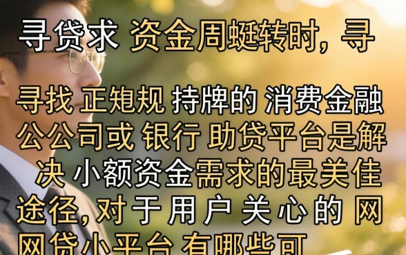 网贷小平台有哪些可以借款
