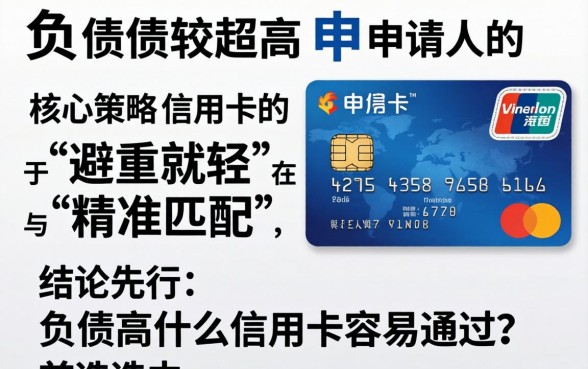 负债高什么信用卡容易通过