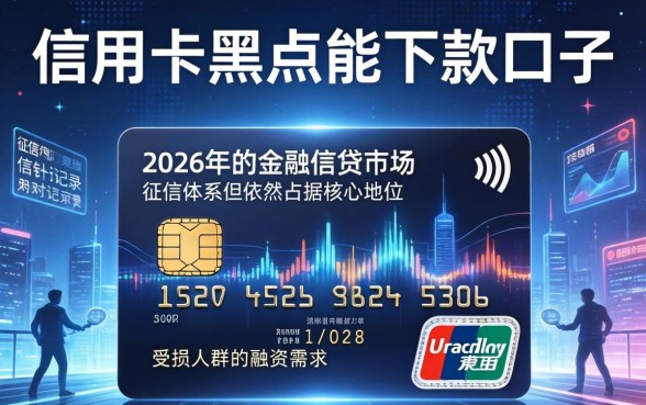 有信用卡黑户能下款的口子吗