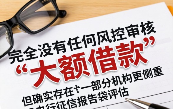 大额借款平台不看大数据的有哪些