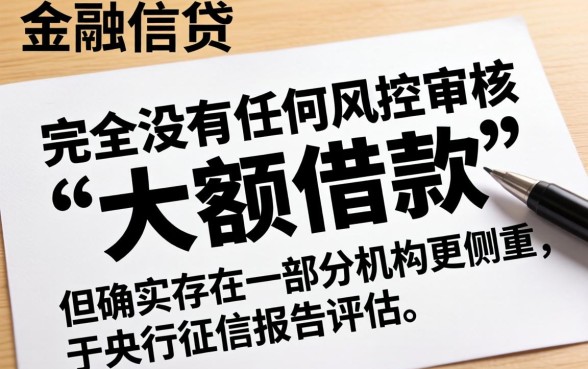 大额借款平台不看大数据的有哪些
