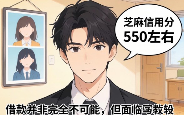 18岁芝麻分550能借款吗