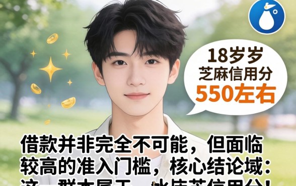 18岁芝麻分550能借款吗
