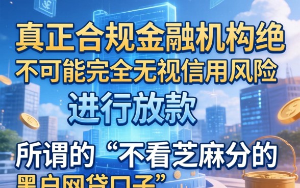 不看芝麻分的黑户网贷口子有哪些