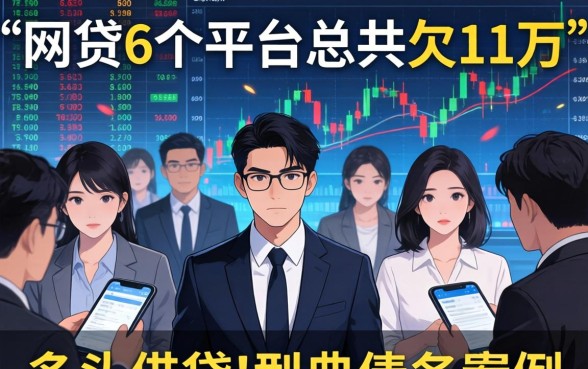 网贷6个平台总共欠11万怎么办