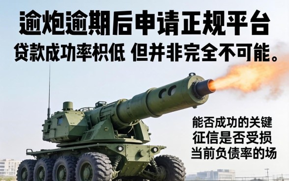 高炮逾期还能借正规平台吗