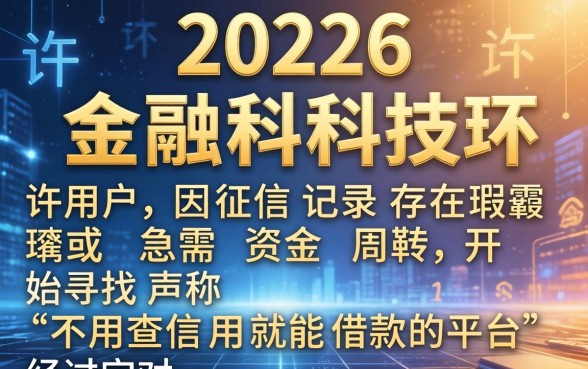 不用查信用能借款的平台有哪些