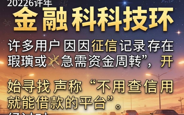 不用查信用能借款的平台有哪些