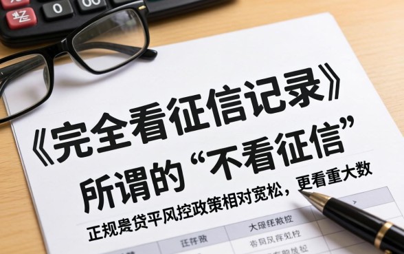 现在什么网贷不看征信记录