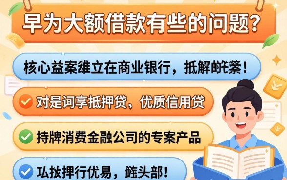 哪里可以申请额度高的大额借款