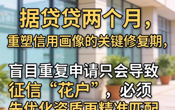 平台下款被拒两个月以后