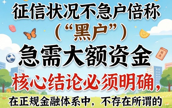 黑户高额度贷款有哪些平台