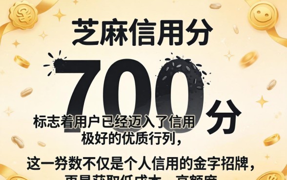 芝麻信用分700怎么借款