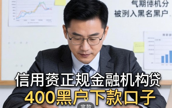 芝麻分400黑户能下款吗