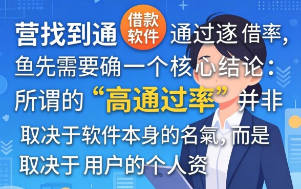 什么借款软件容易通过率高