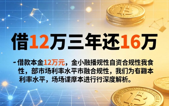 借12万三年还16万合法吗