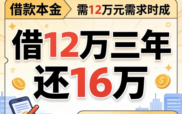 借12万三年还16万合法吗
