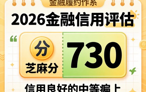 2026芝麻分730能贷款吗