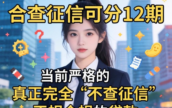 不查征信可分12期的平台靠谱吗