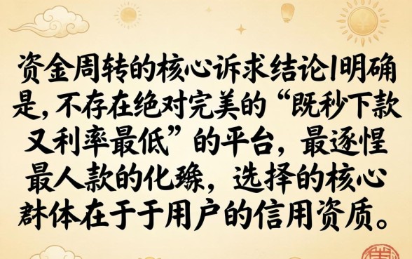 哪个借钱平台借钱快利息低