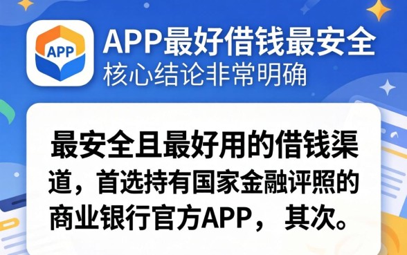 哪个app最好借钱最安全