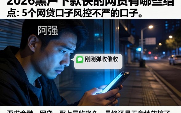 2026黑户下款快的网贷有哪些，细致阐述5个网贷口子风控不严的口子