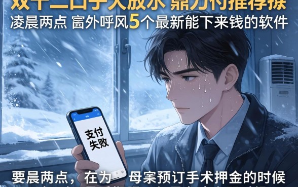 双十二口子大放水，鼎力推荐5个最新能下来钱的软件
