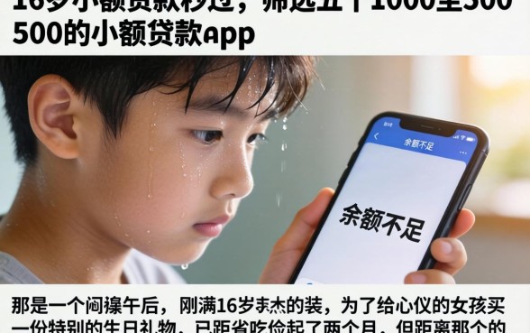16岁小额贷款秒过，筛选五个1000至5000的小额贷款app