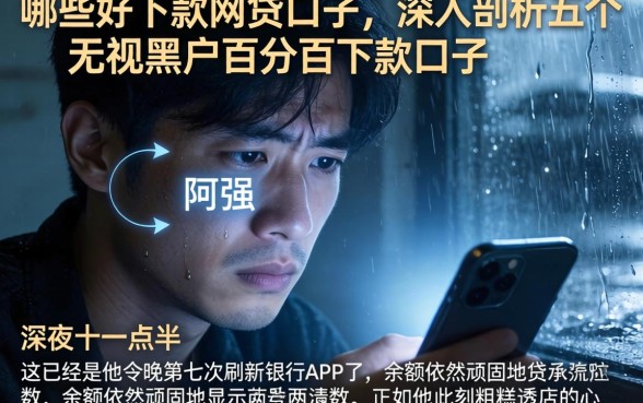 哪些好下款的网贷口子，深入剖析五个无视黑户百分百下款口子