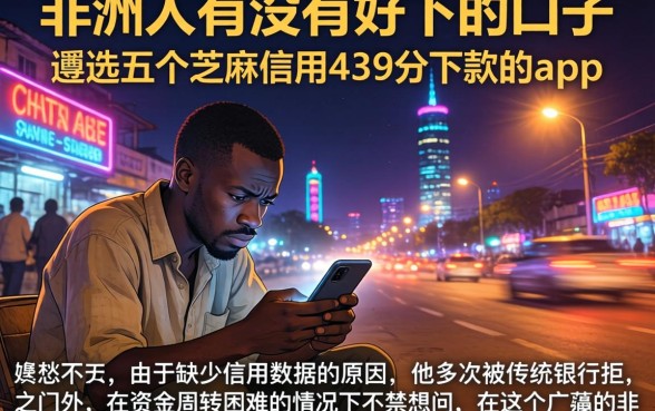 非洲人有没有好下的口子，遴选五个芝麻信用439分下款的app