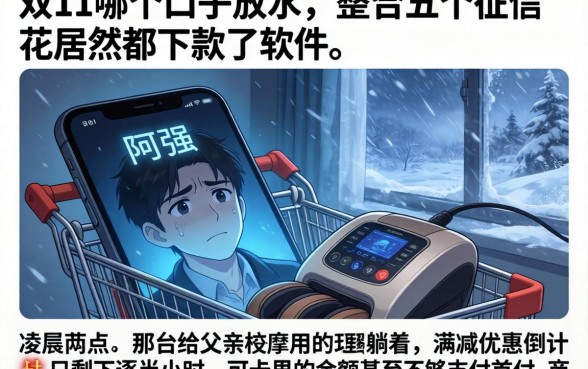双11哪个口子放水，整合五个征信花居然都下款了的软件