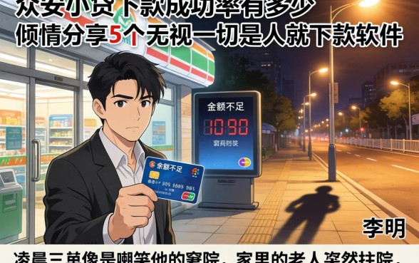 众安小贷下款成功率有多少，倾情分享5个无视一切是人就下款软件
