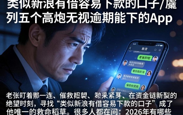 类似新浪有借容易下款的口子，胪列五个高炮无视逾期能下的app