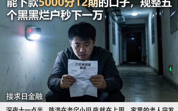 能下款5000分12期的口子，规整五个黑户烂户秒下一万