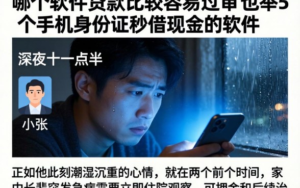 哪个软件贷款比较容易过审,枚举5个手机身份证秒借现金的软件