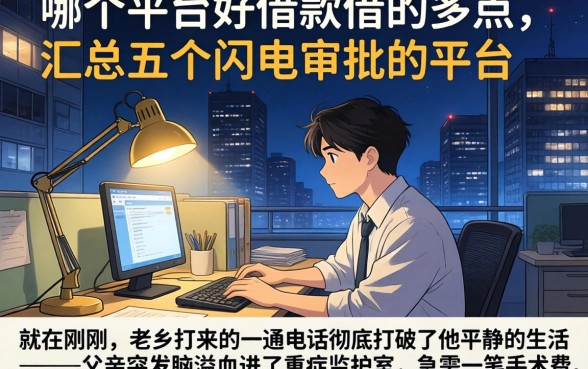 哪个平台好借款借的多点，汇总五个闪电审批的平台