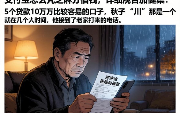 支付宝怎么凭芝麻分借钱，详细阐述5个贷款10万比较容易的口子