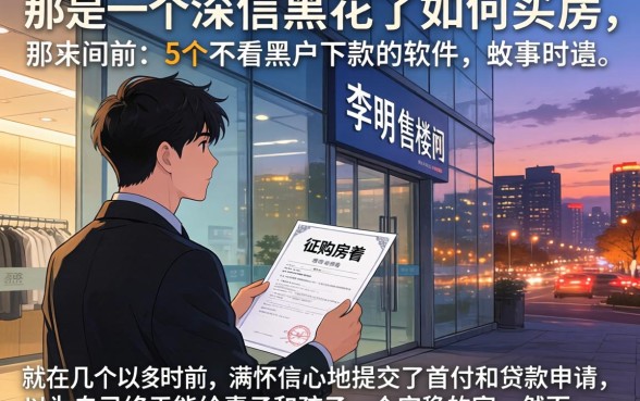 征信黑花了如何买房，详细阐述5个不看黑户下款的软件
