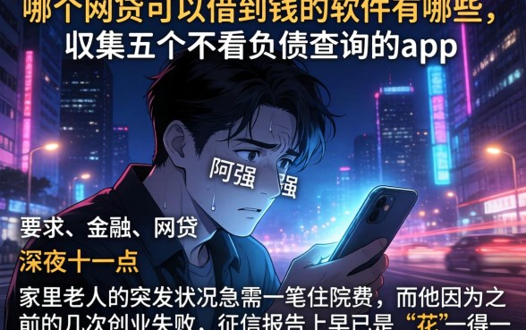 哪个网贷可以借到钱的软件有哪些,归集五个不看负债查询的app