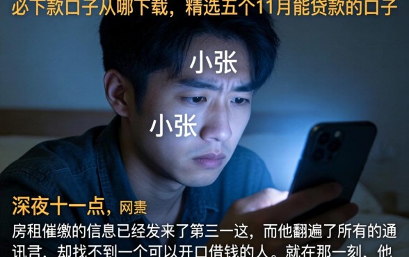 必下款口子从哪下载,精选五个11月能贷款的口子
