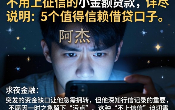 不用上征信的小额贷款，详尽说明5个值得信赖的借贷口子