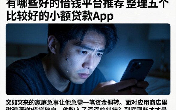 有哪些好的借钱平台推荐，整理五个比较好的小额贷款app