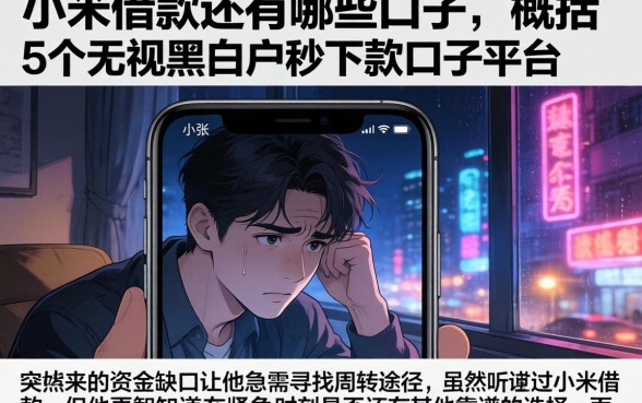 小米借款还有哪些口子，概括5个无视黑白户秒下款口子平台