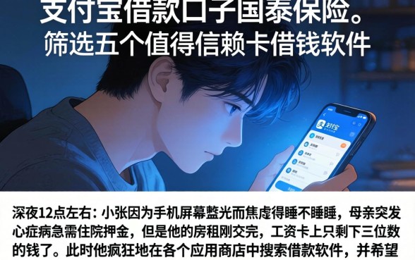支付宝借款口子国泰保险，筛选五个值得信赖的借钱软件