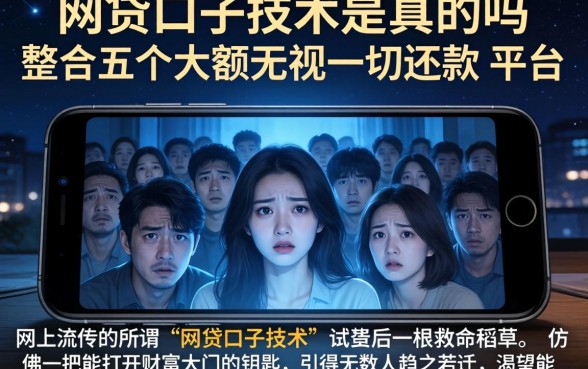 网贷口子技术是真的吗，整合五个大额无视一切还款的平台