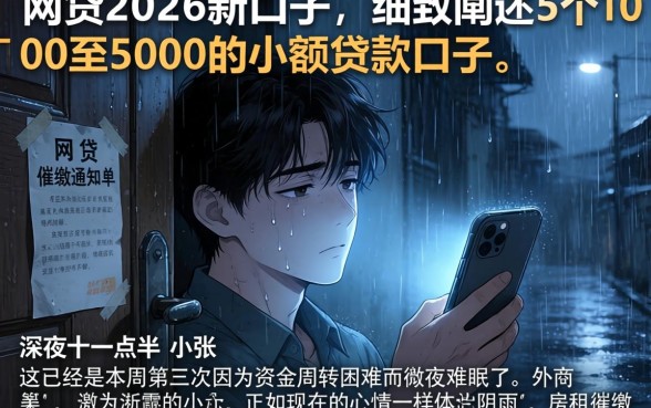 网贷2026新口子，细致阐述5个1000至5000的小额贷款口子